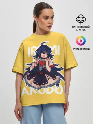 Женская футболка оверсайз / Irumi Akudol