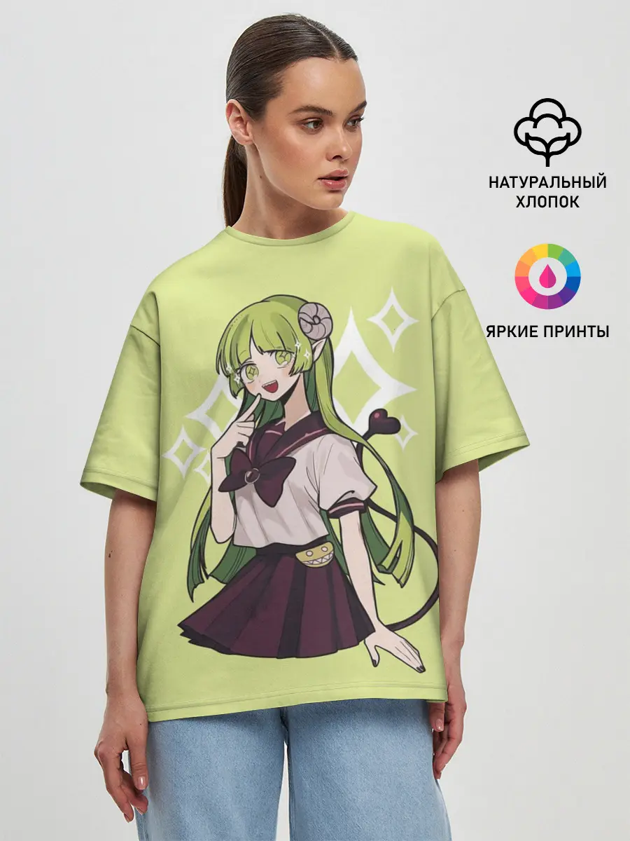 Женская футболка оверсайз / Валак Клара