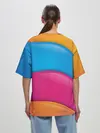 Женская футболка оверсайз / Candy rainbow