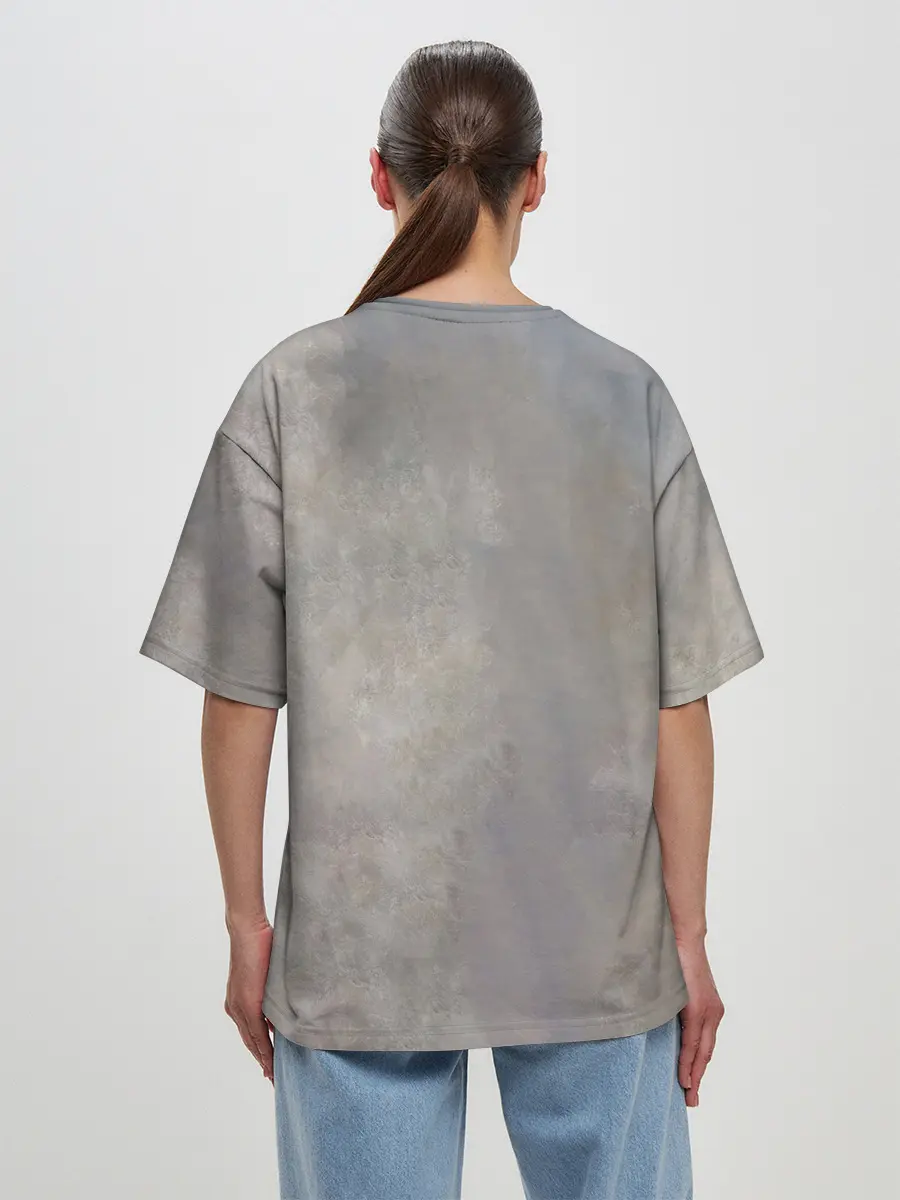 Женская футболка оверсайз / Дженни маслом