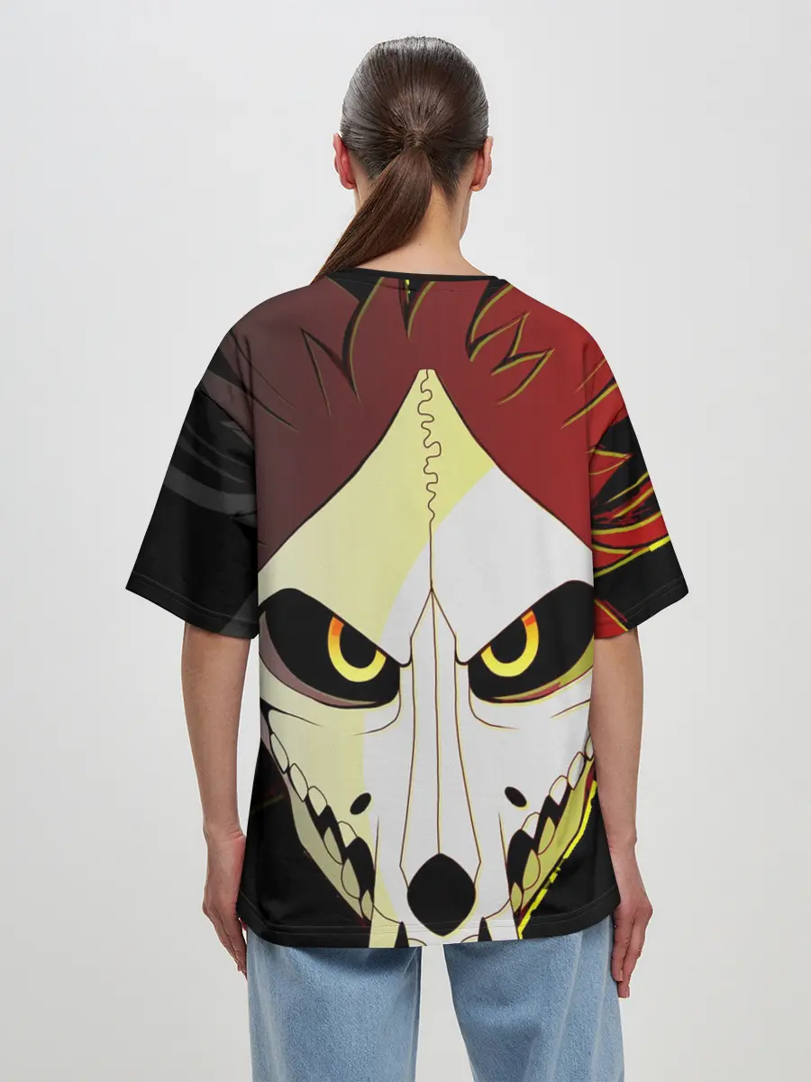 Женская футболка оверсайз / Взгляд фурини