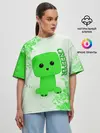 Женская футболка оверсайз / MINECRAFT CREEPER
