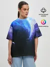 Женская футболка оверсайз / ЗЕМЛЯ