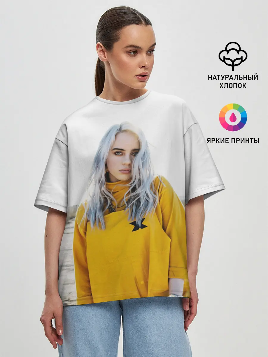 Женская футболка оверсайз / BILLIE EILISH