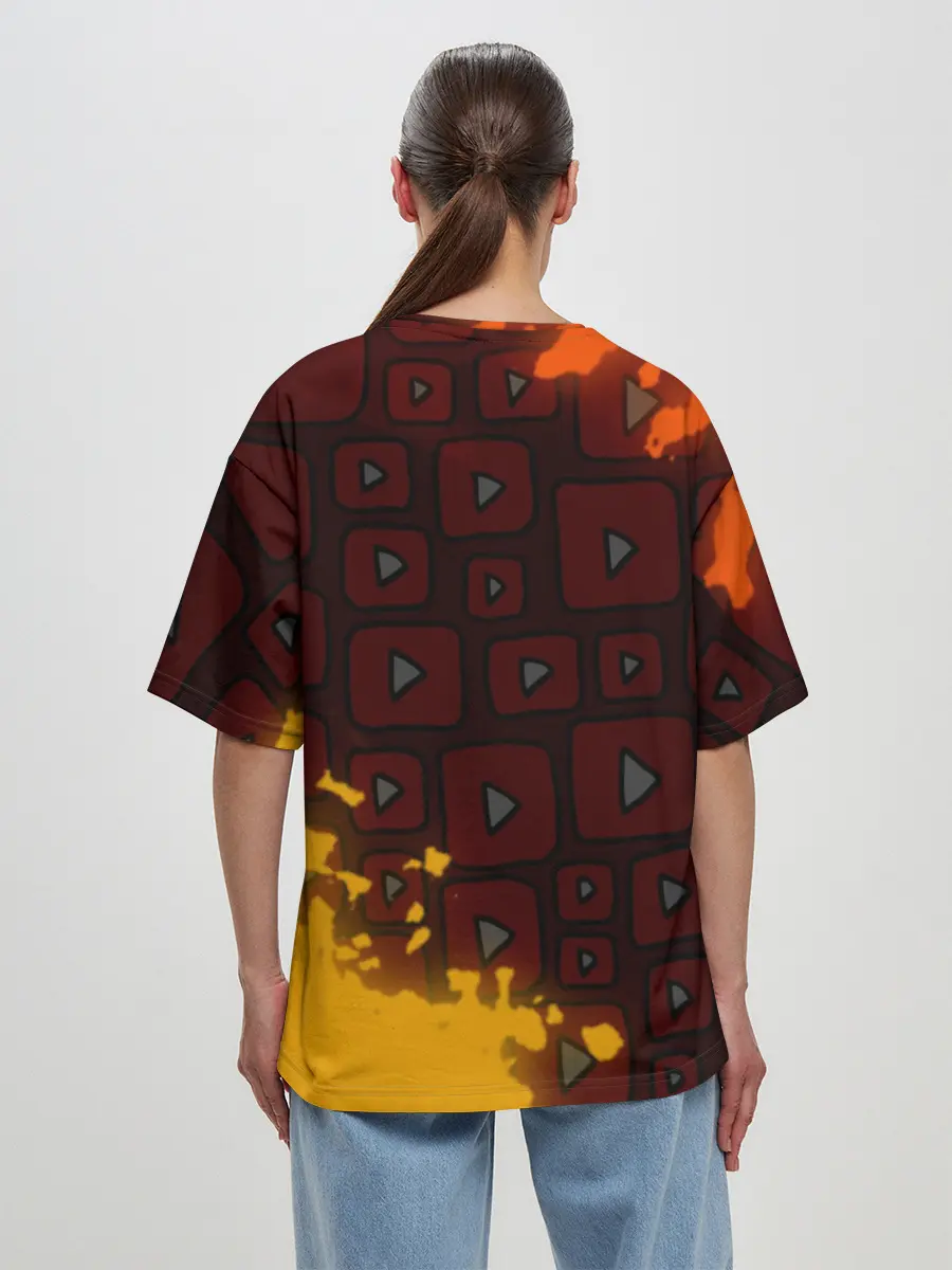 Женская футболка оверсайз / YouTube