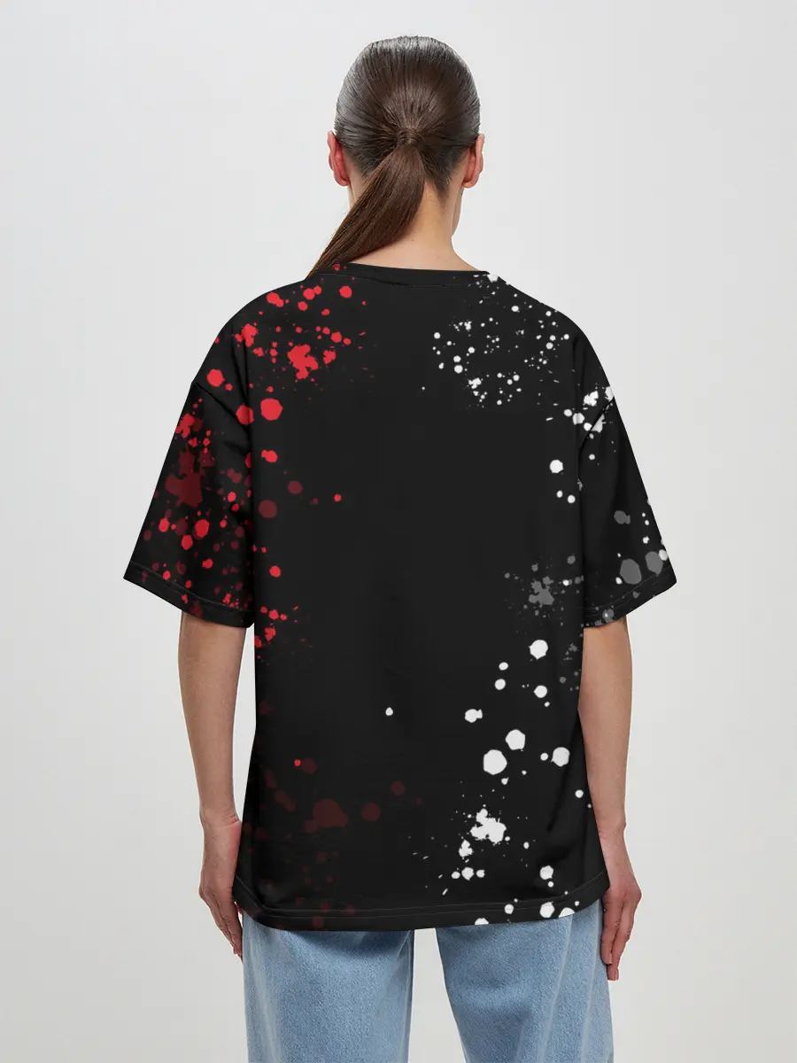 Женская футболка оверсайз / Stigmata | Стигмата