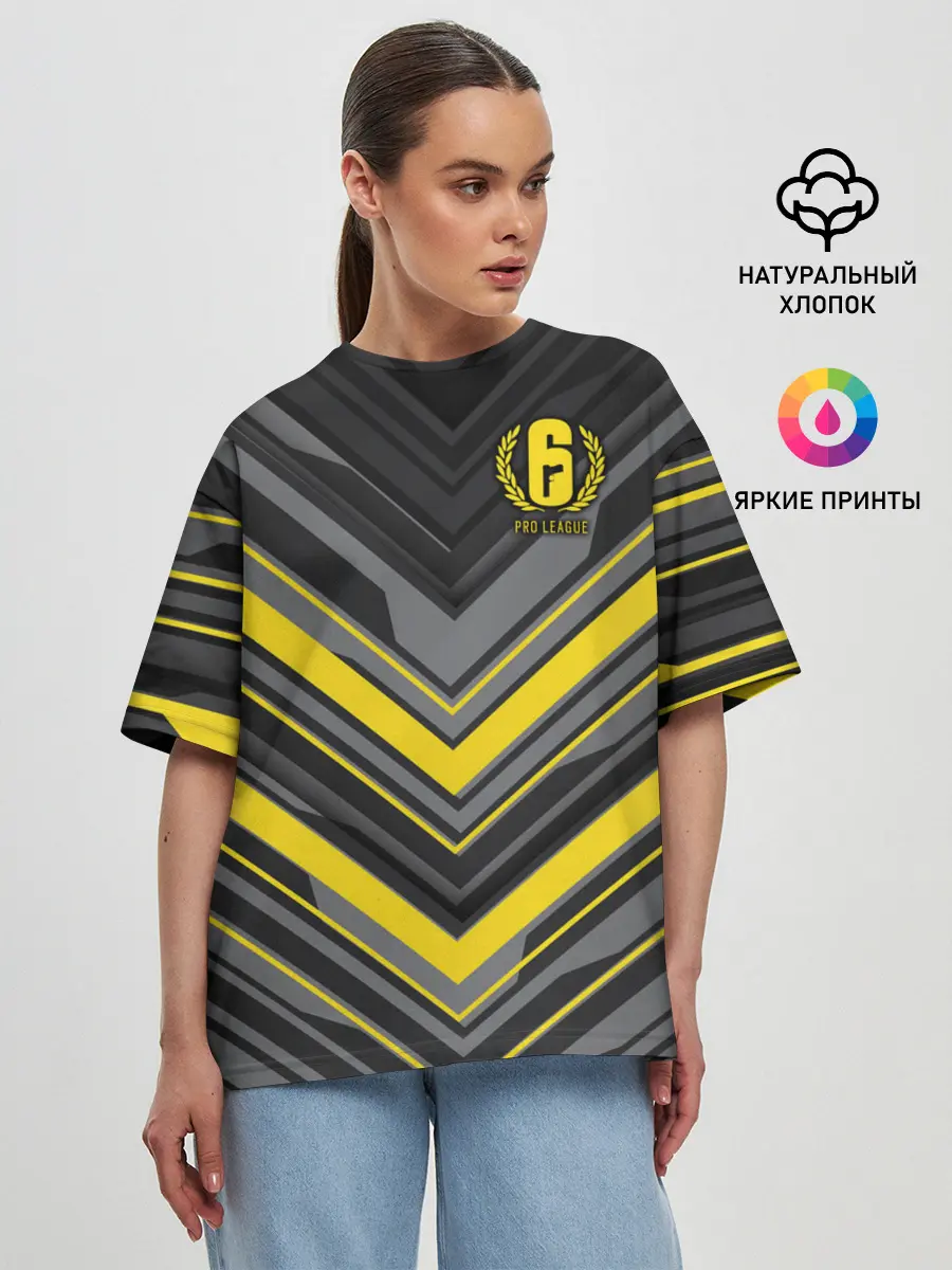 Женская футболка оверсайз / Rainbow Six Siege