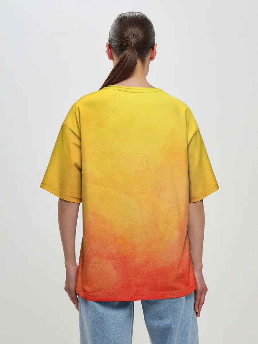 Женская футболка оверсайз / Be your own Superhero