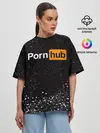 Женская футболка оверсайз / PornHub | ПОРНХАБ