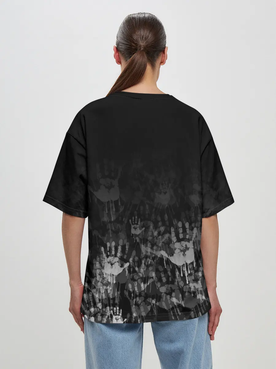 Женская футболка оверсайз / nCoV | КОРОНАВИРУС