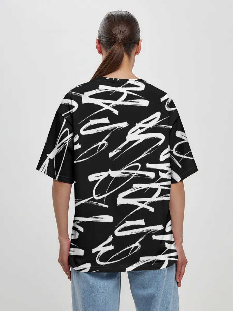 Женская футболка оверсайз / 23 февраля