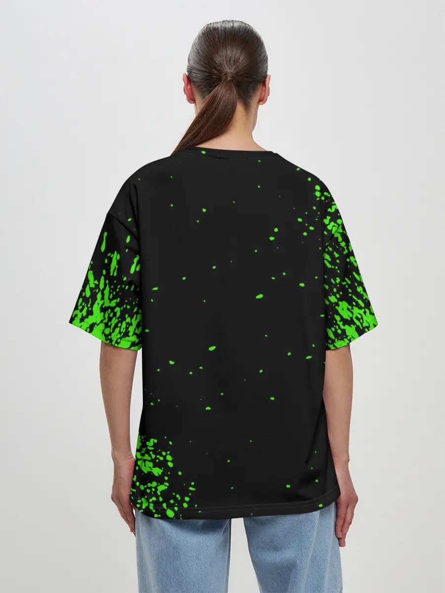 Женская футболка оверсайз / nCoV | КОРОНАВИРУС