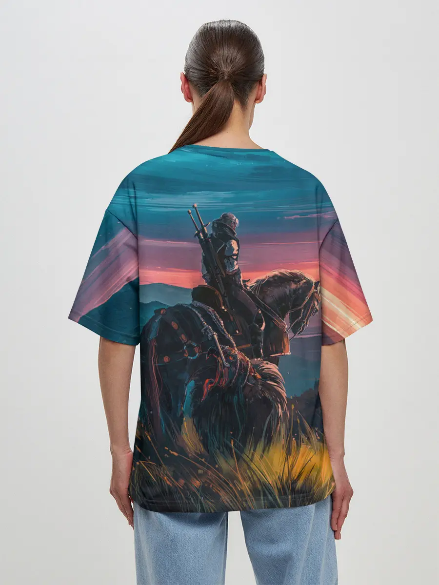 Женская футболка оверсайз / The Witcher