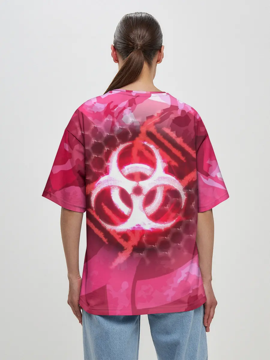 Женская футболка оверсайз / Plague Inc LC