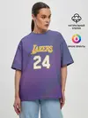Женская футболка оверсайз / Los Angeles Lakers / Kobe Brya