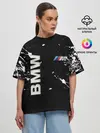 Женская футболка оверсайз / BMW