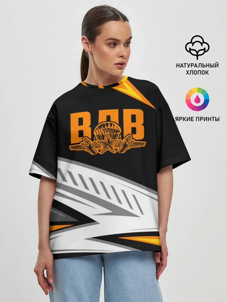 Женская футболка оверсайз / ВДВ
