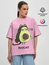 Женская футболка оверсайз / AVOCAT