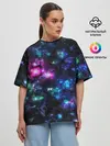 Женская футболка оверсайз / АБСТРАКЦИЯ КОСМОСА