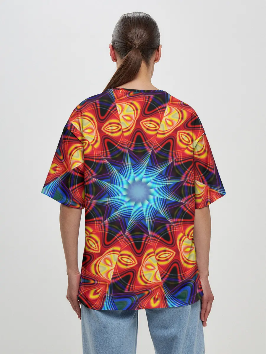 Женская футболка оверсайз / PSY