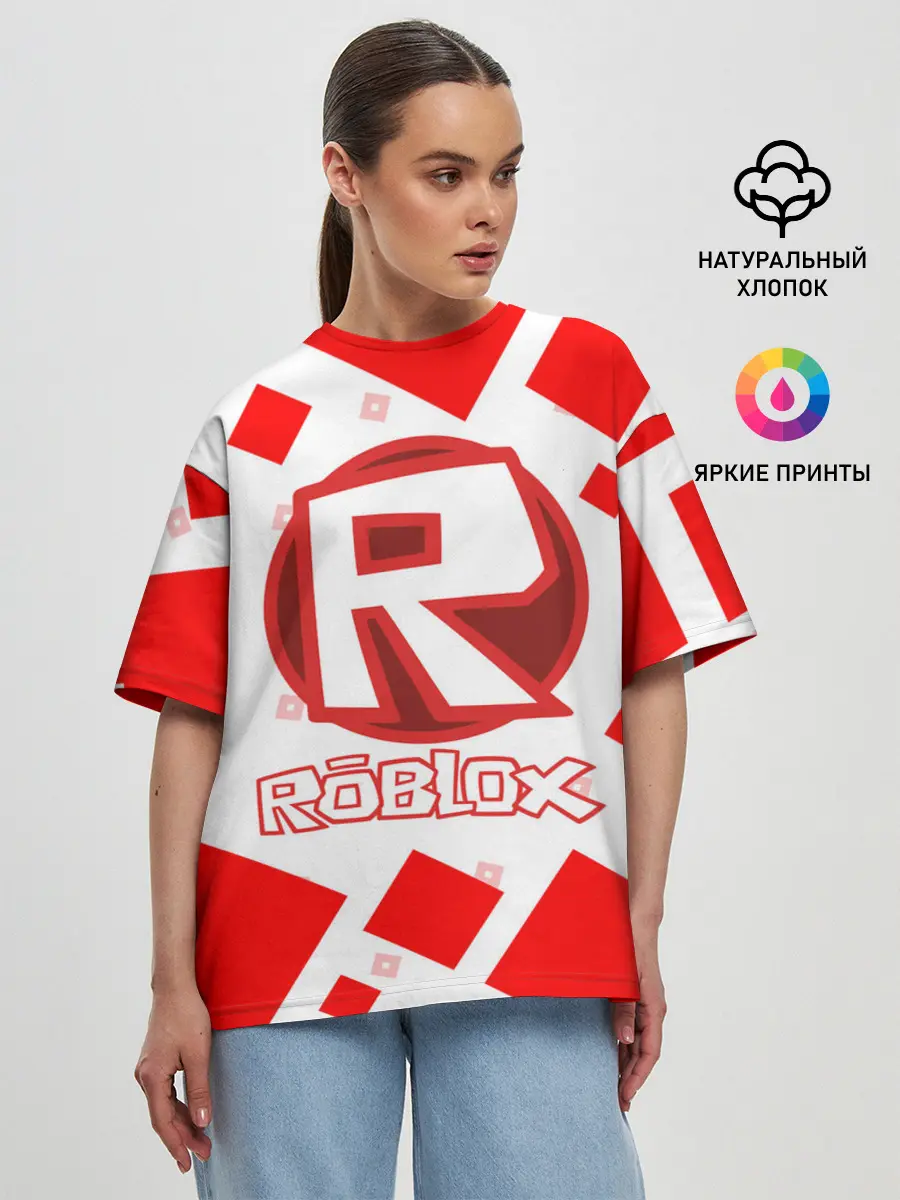 Женская футболка оверсайз / ROBLOX