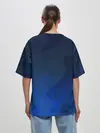 Женская футболка оверсайз / Blue Point