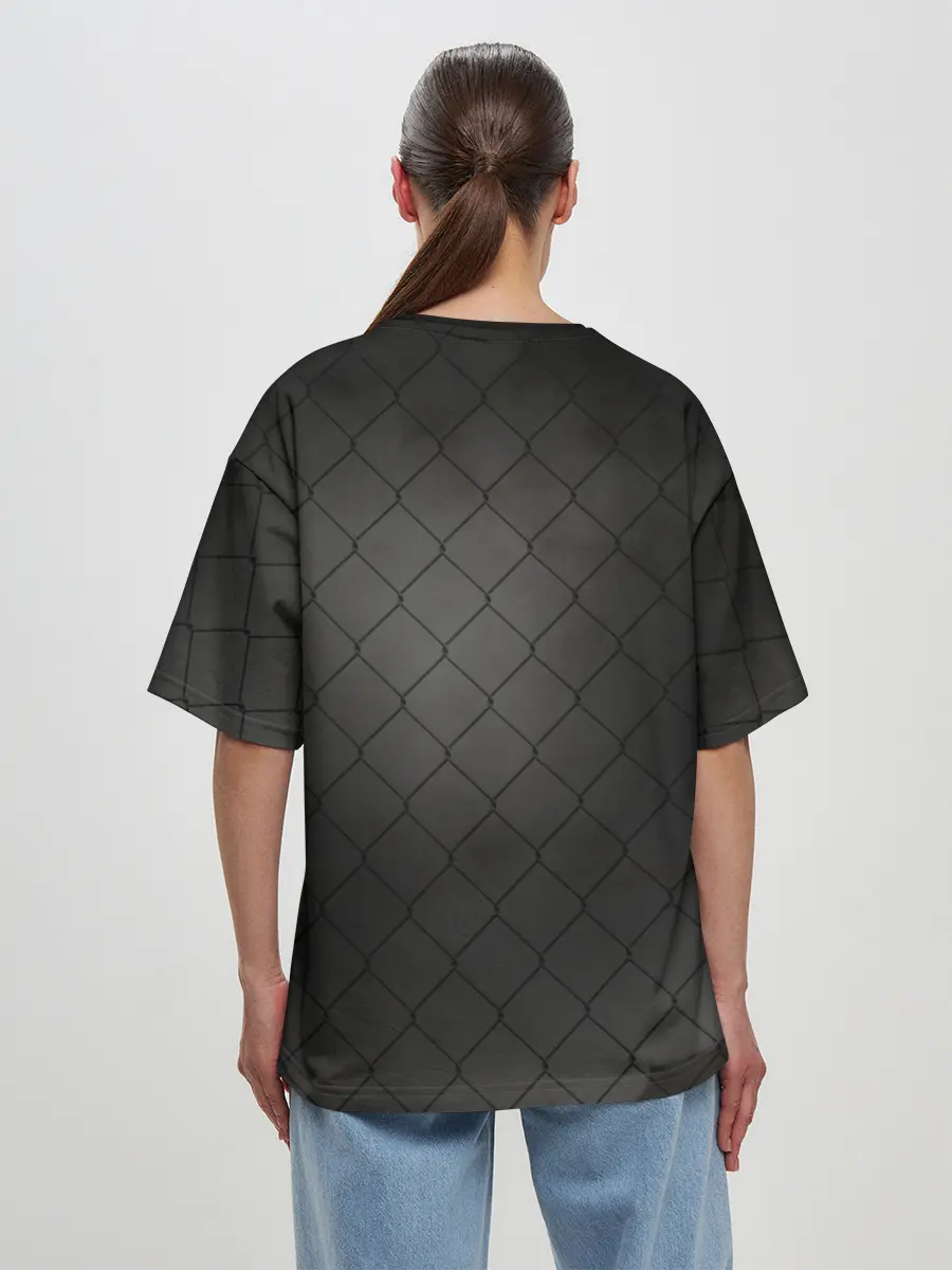 Женская футболка оверсайз / EL CUCUY Tony Ferguson