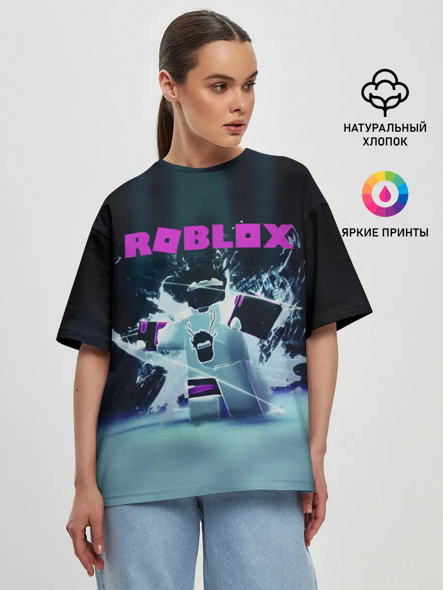 Женская футболка оверсайз / ROBLOX