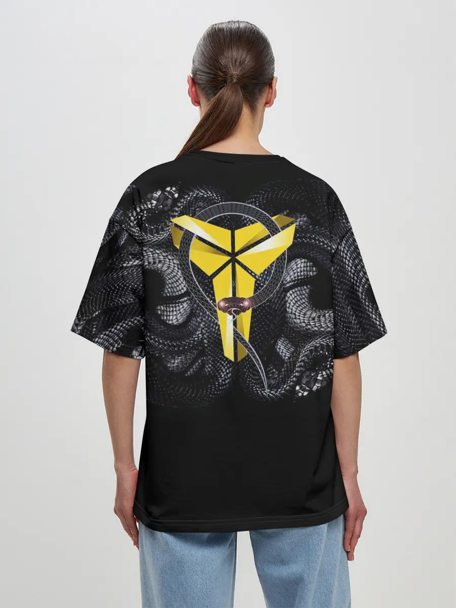 Женская футболка оверсайз / Black Mamba Kobe Bryant