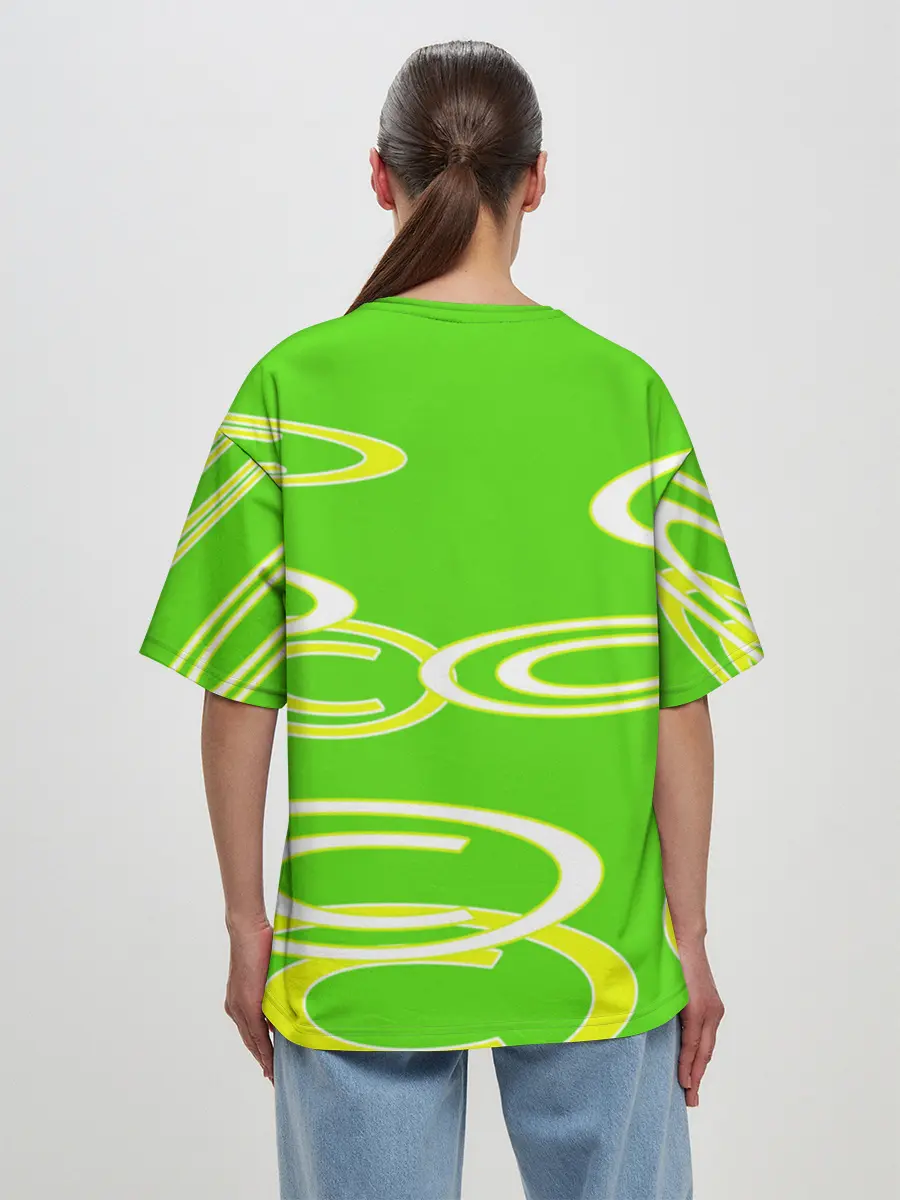 Женская футболка оверсайз / текстура