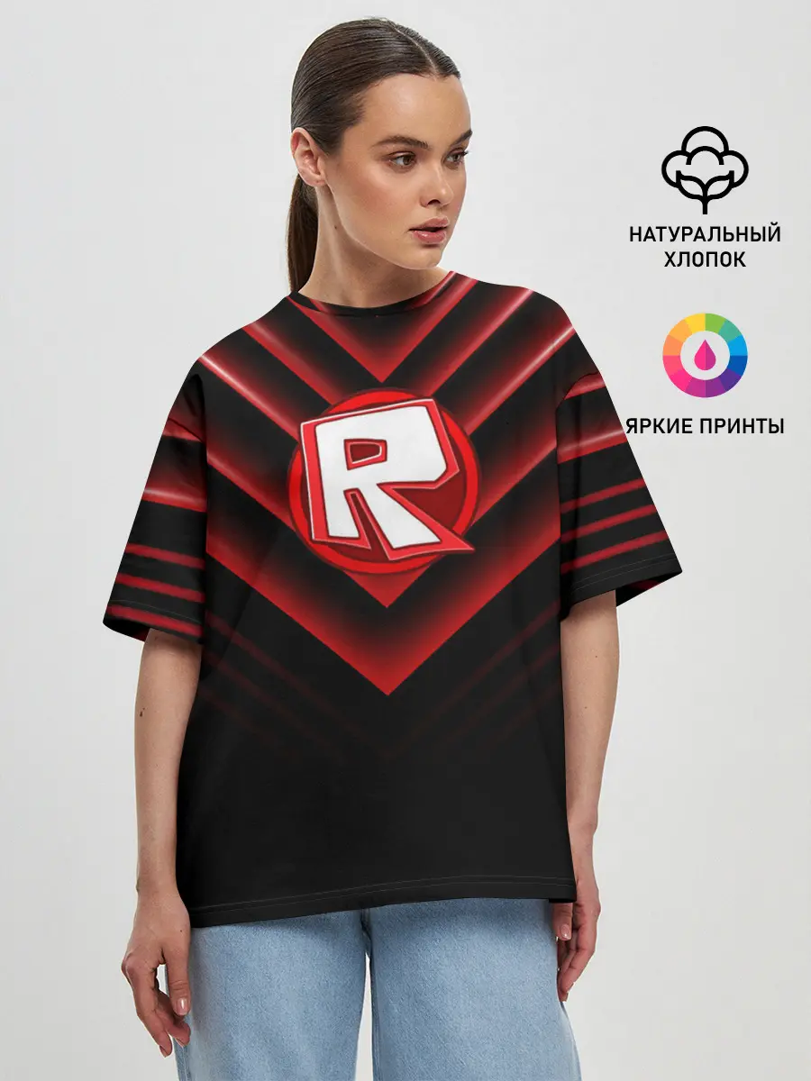 Женская футболка оверсайз / ROBLOX