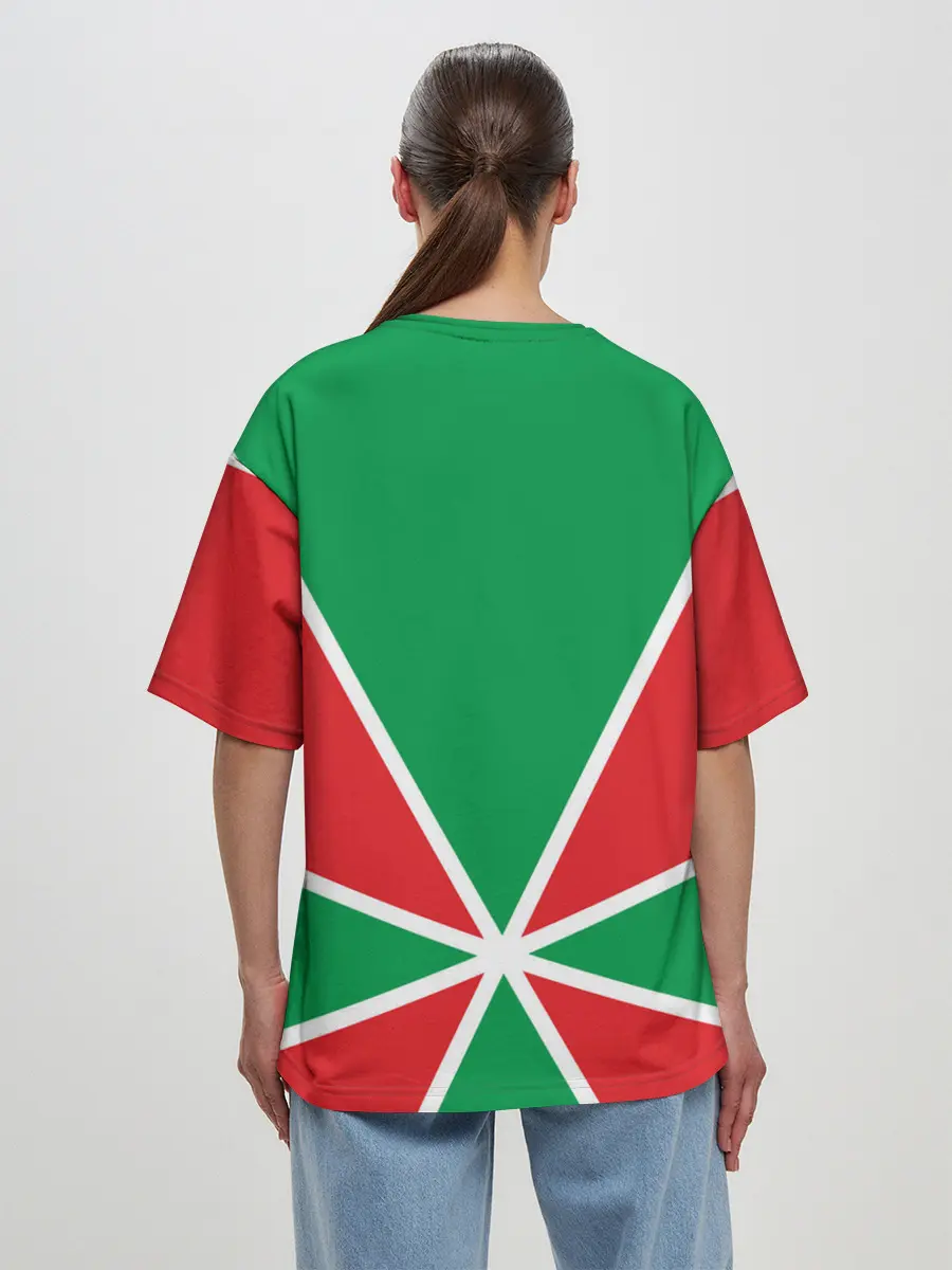 Женская футболка оверсайз / Пограничные Войска