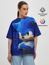 Женская футболка оверсайз / SONIC