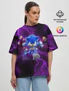 Женская футболка оверсайз / SONIC