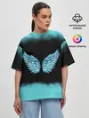 Женская футболка оверсайз / Крылья Ангела