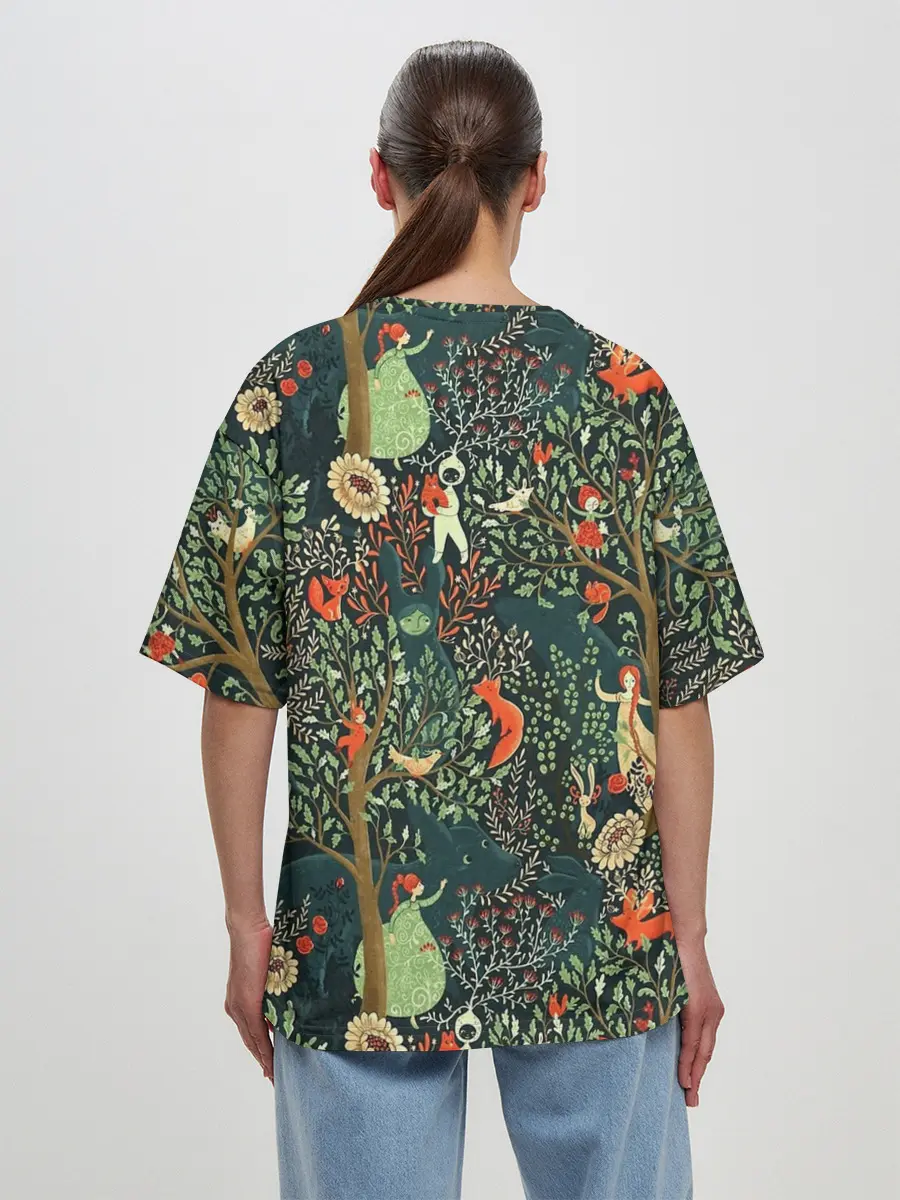 Женская футболка оверсайз / Abstraction Pattern