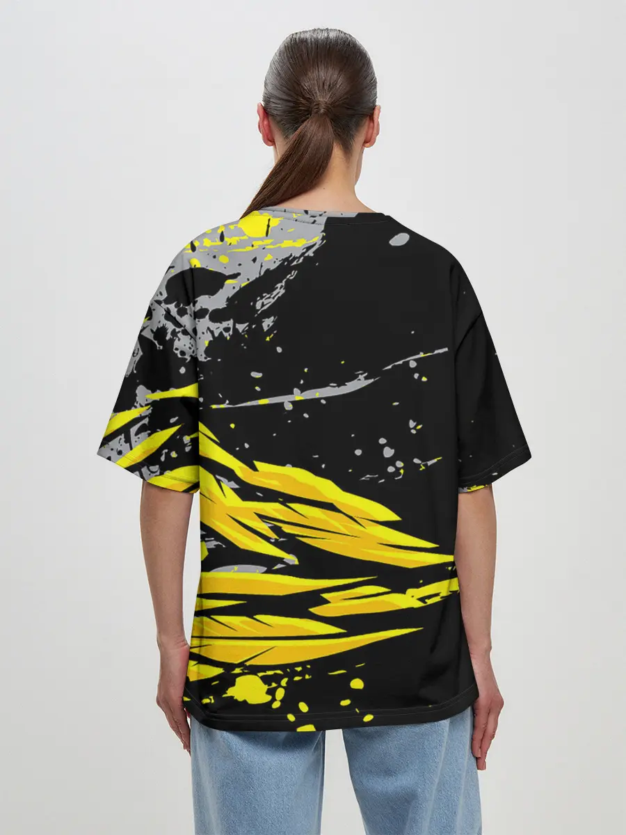 Женская футболка оверсайз / Форма для фитнеса