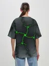 Женская футболка оверсайз / ABSTRACT LED