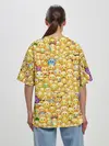 Женская футболка оверсайз / Смайлики Emoji