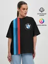 Женская футболка оверсайз / BMW | БМВ