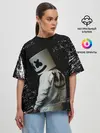 Женская футболка оверсайз / Marshmello