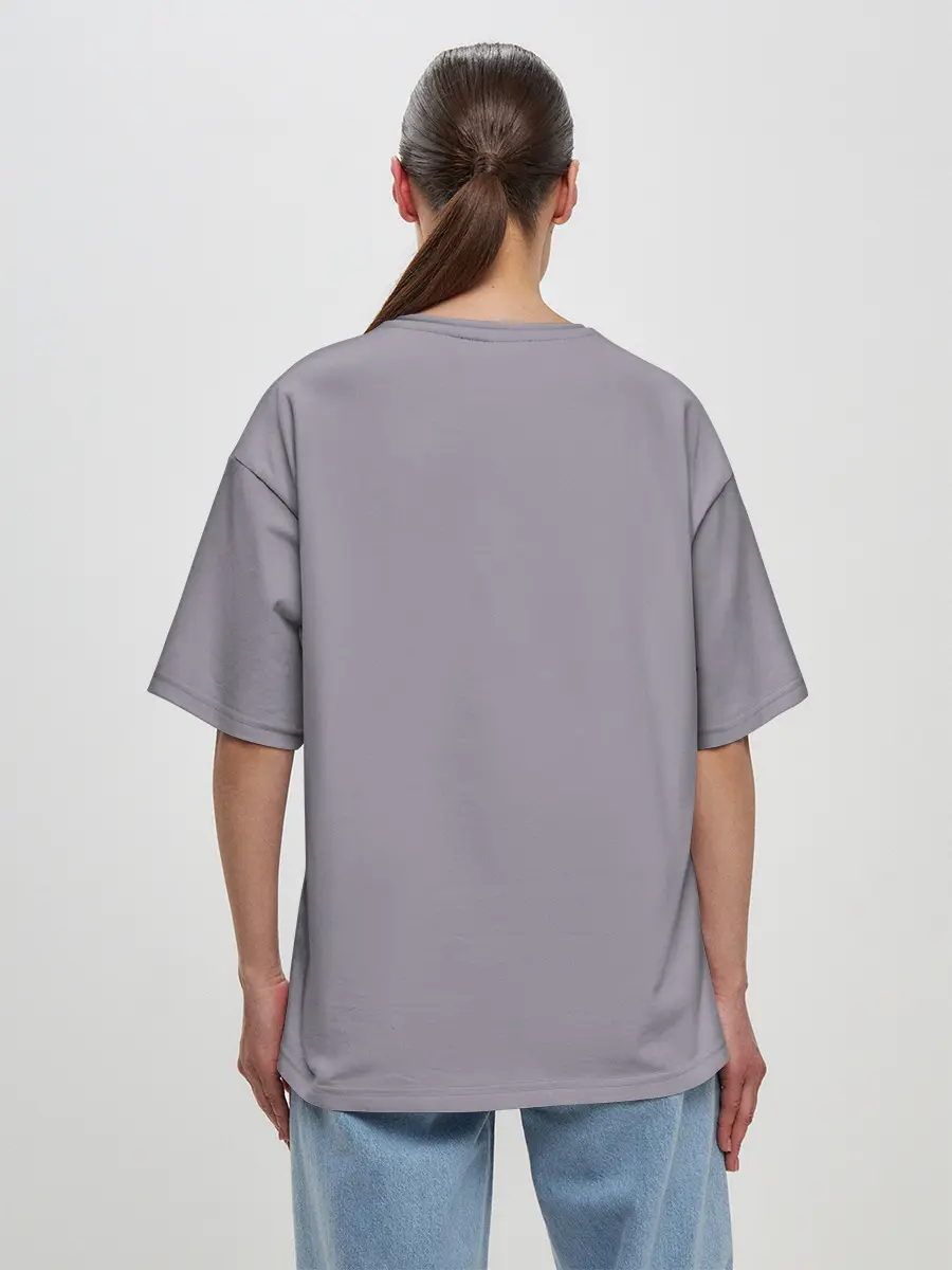 Женская футболка оверсайз / Беззубик