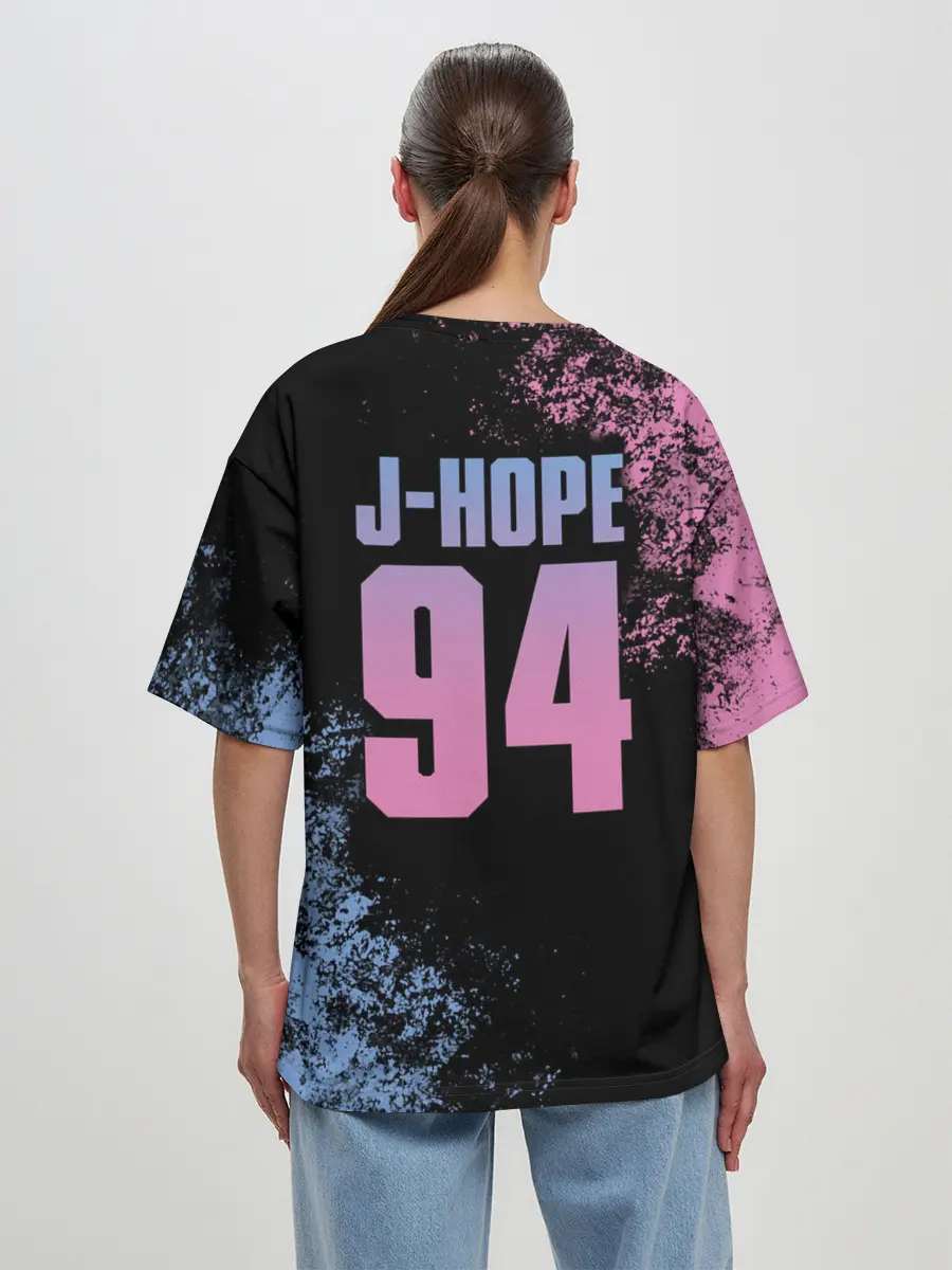 Женская футболка оверсайз / BTS J-HOPE