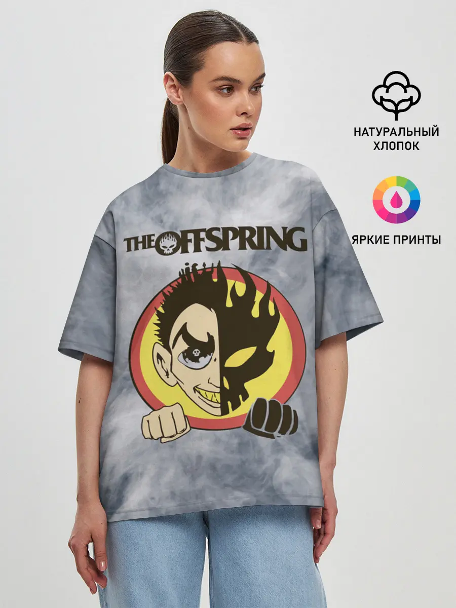 Женская футболка оверсайз / The Offspring