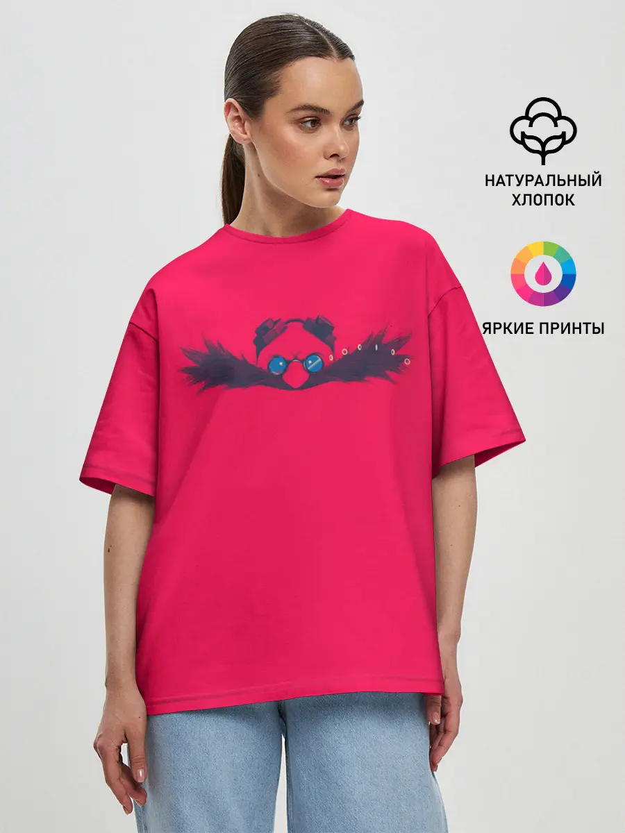 Женская футболка оверсайз / СОНИК