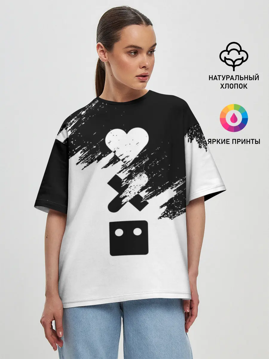 Женская футболка оверсайз / LOVE DEATH ROBOTS | LDR
