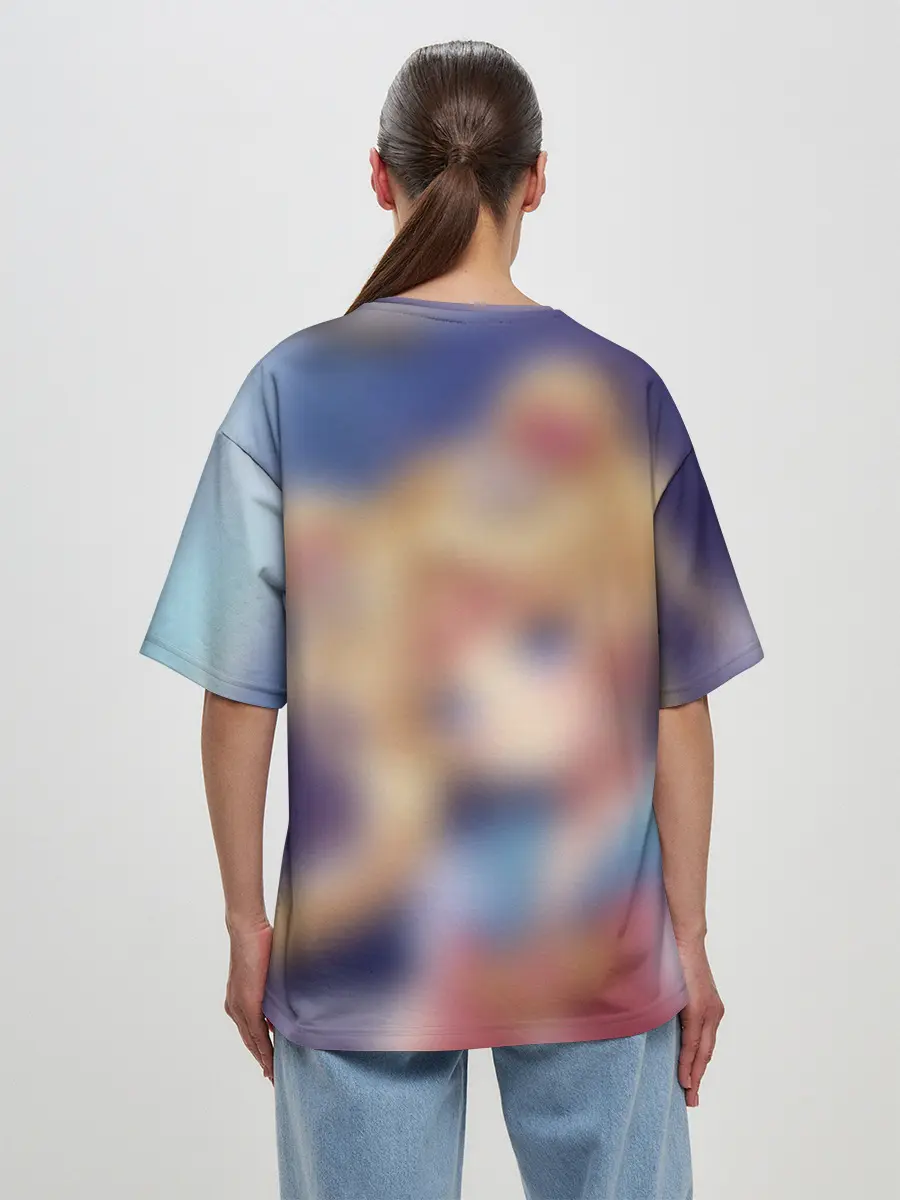 Женская футболка оверсайз / SAILOR MOON