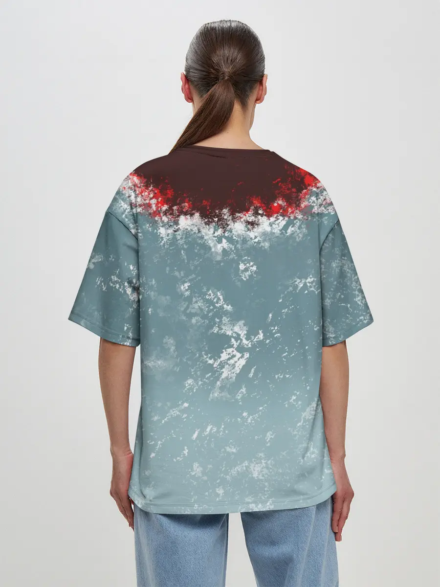 Женская футболка оверсайз / Deftones F*ck with me