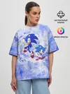 Женская футболка оверсайз / Sonic