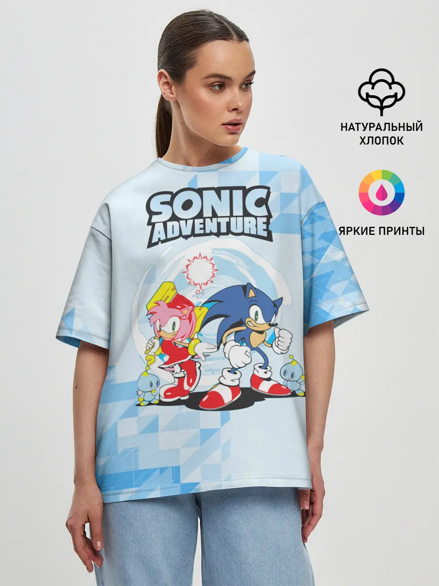 Женская футболка оверсайз / sonik